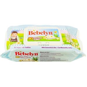 bebe Baby Wipes with Chamomile & Aloe - 80 Baby wipes